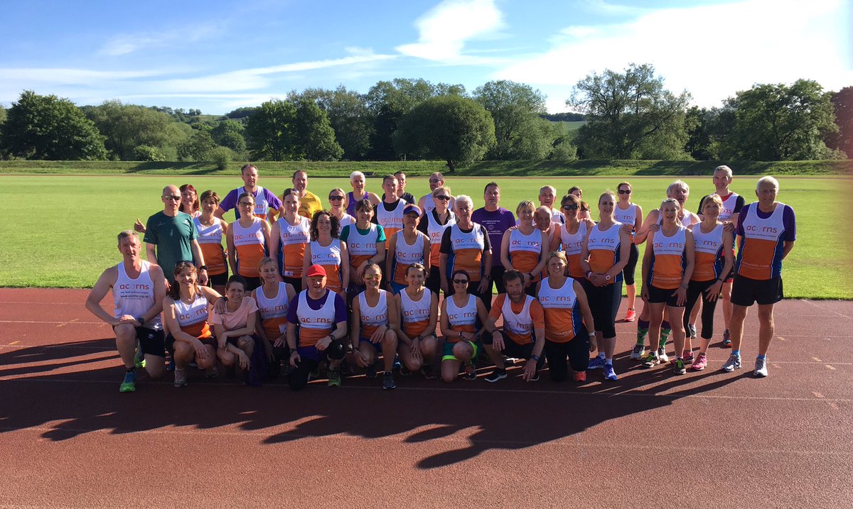 Airlann's tweet photo. #parkrunathon is underway with 5 track laps! 8 parkruns to go! @sedgeparkrun we're en route! @AcornsHospice @geordiestrider #parkrun https://t.co/QxSjcSX9jN