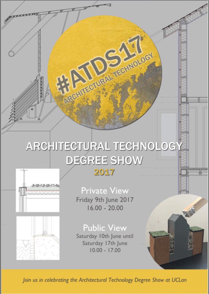 ATDegreeShow17's tweet photo. @JB_FWP @FWPGroup @BOrdconserve @elaineb_ord @HeroMck @JMPArchitects @MellorArchitect  @Cassidy_Ashton @HodderPPRIBA @princearchitect https://t.co/sLXEzgOUbz