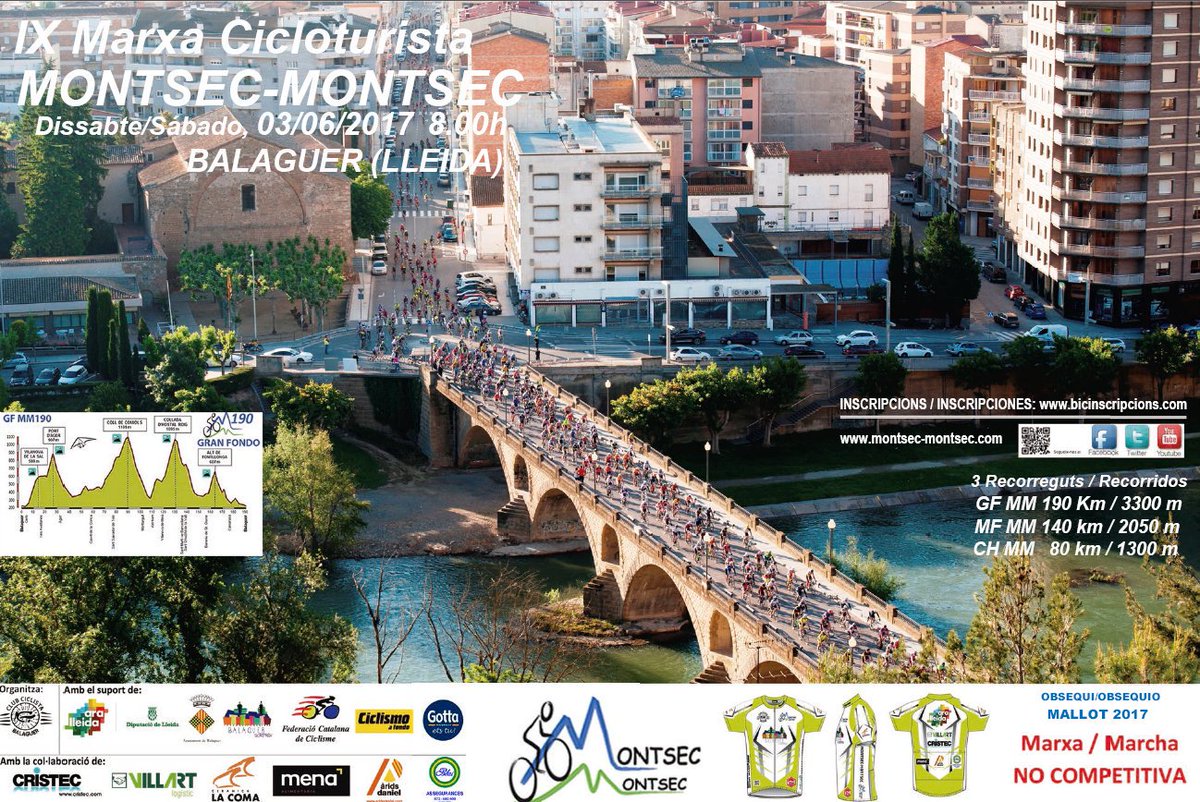 ordelsegre's tweet photo. A punt de rebre els acompanyants de la IX #Marxa #Cicloturista Montsec-Montsec
#Balaguer #ordelsegre #lanoguera #ciclisme https://t.co/xFQeP1hcxZ