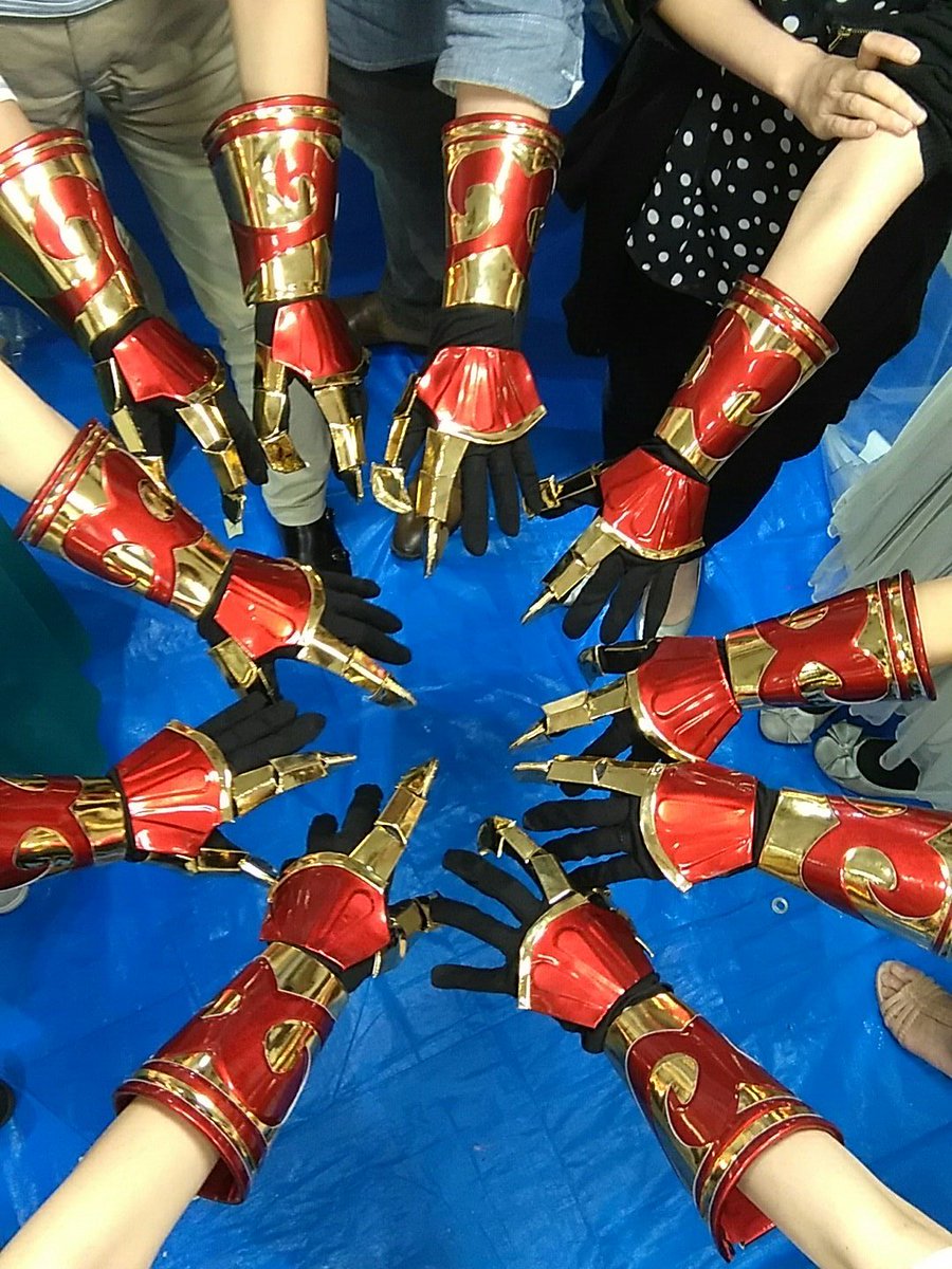 コスプレ用 腕パーツ 籠手 1/1 グローブ無し アトラク