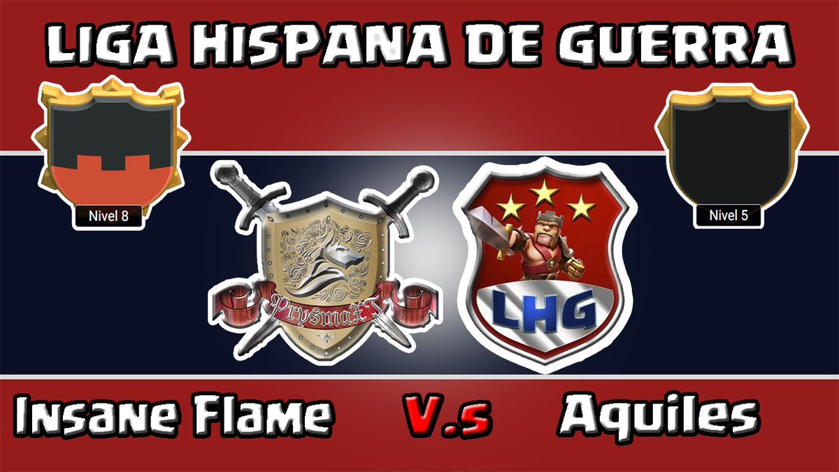 hoy a las 12 horas argentina, se viene una guerra de la <a href="/LHGCOC/">LHG</a>!! 
ÉPICA GUERRA entre <a href="/InsaneFlame_CoC/">Insane Flame</a> y <a href="/AquilesClan/">Aquiles</a>! No te la podes PERDER