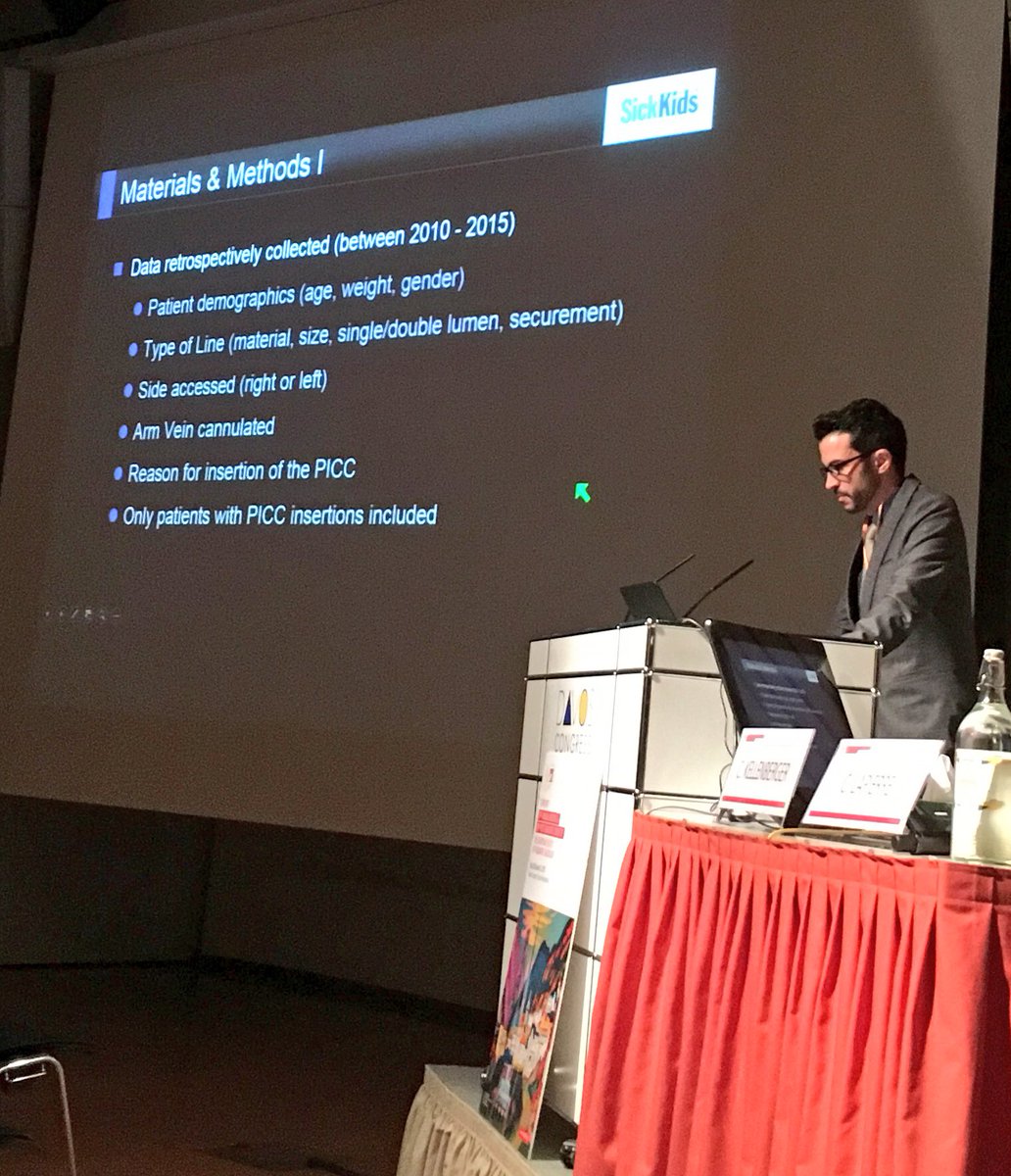 Premal__Patel's tweet photo. At #ESPR2017 @gnannt #PedsIR & member of @socpedsir & former @SKPedRadFellows presents data regarding #PICC related #pediatric #thrombosis https://t.co/lAKZ2vFeSa