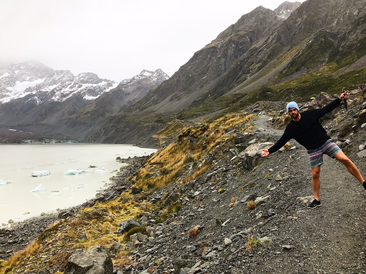 It's only cold if you're standing still 🎶 #travel #newzealand #treking #hiking #adventure #passport #TravelSkills #darlingweekend