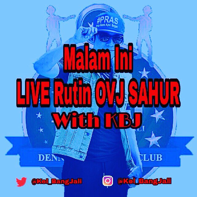 Malam ini kita sahuran nemenin kang <a href="/DennyCagur/">Denny Cagur</a> live di Sahurnya OVJ, kuy kumpul jam 10 malam ya distudio #Salam1Jali #RamadhanBarengKBJ