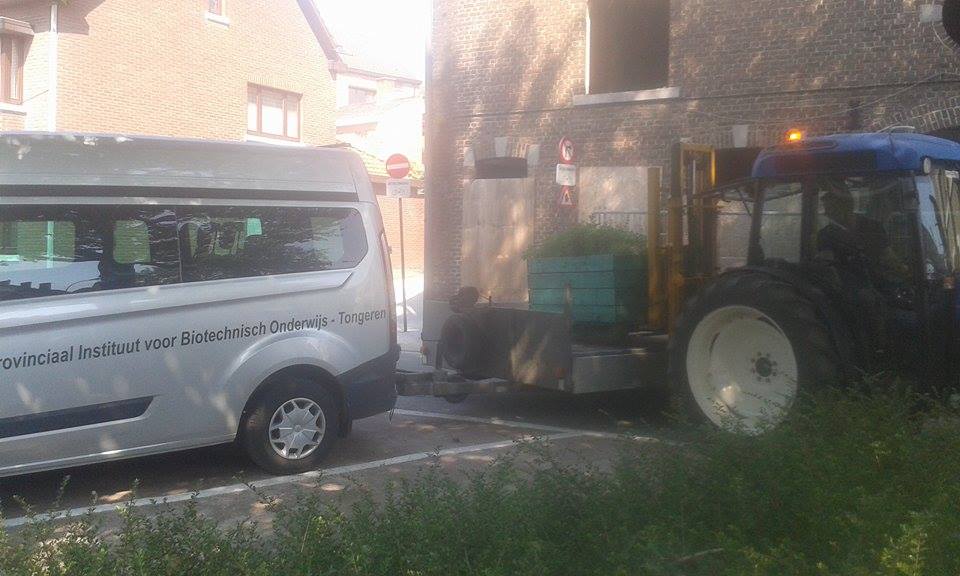PiboTongeren's tweet photo. Gisteren plaatsten we de bakken gevuld met kruiden (gekweekt door onze leerlingen) in de stad. Je mag gratis kruiden komen plukken!Smakelijk https://t.co/gaWk7YEqzl
