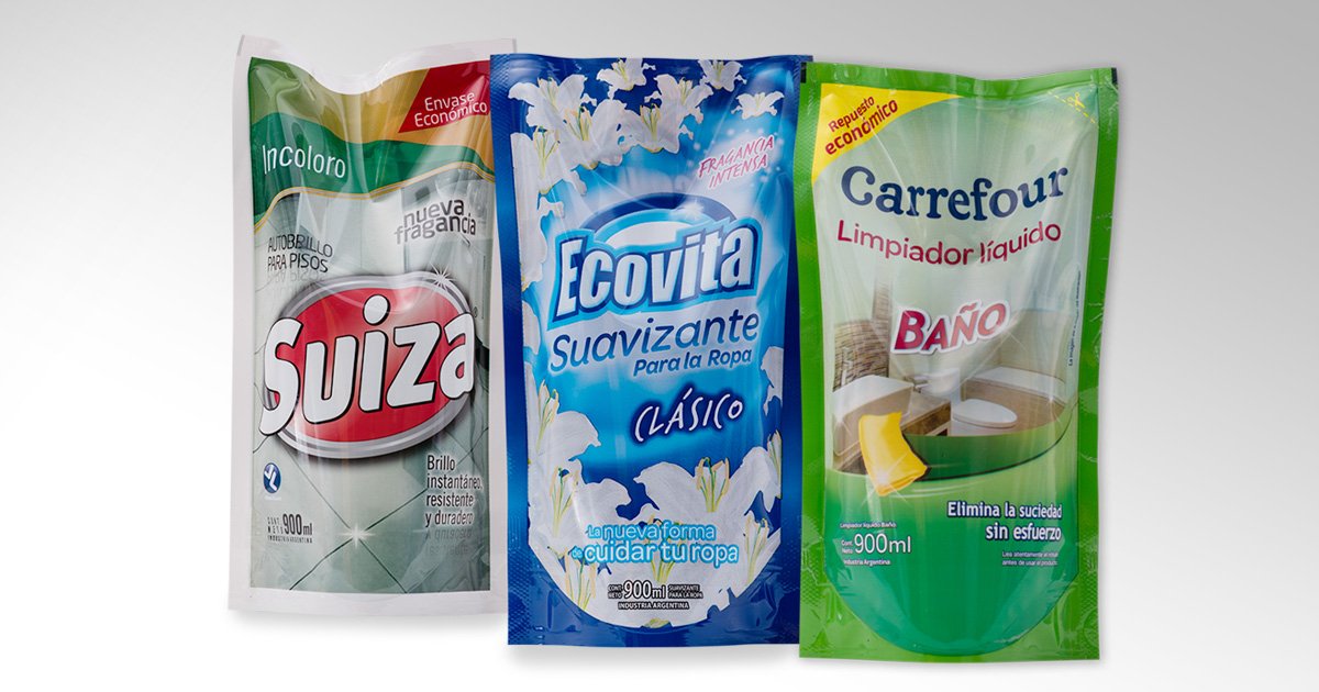 #Standuppouch para líquidos limpiadores, suavizantes y ceras para piso #Pet + #Polietileno #doypack #packaging bit.ly/2sjxNro