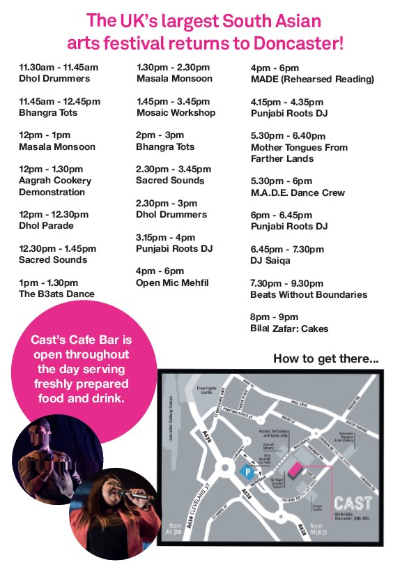The UK's largest South Asian arts festival is here &amp; sun is out! Dhol Drummers kick off #AlchemyDoncaster at 11.30am &amp; it goes until late!