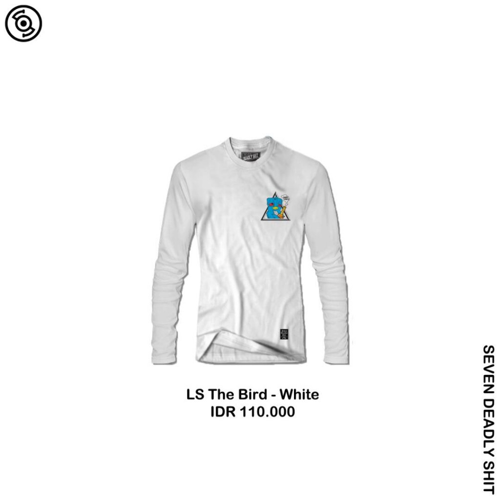 THE BIRD//WHITE | IDR 110K | AVAILABLE ALL SIZE |