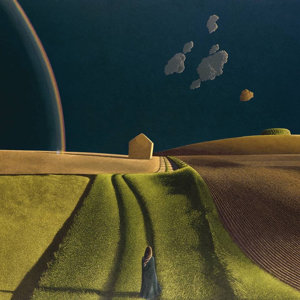 fraveris's tweet photo. David Inshaw - She did not turn, 1974 https://t.co/IBMshhoMwL