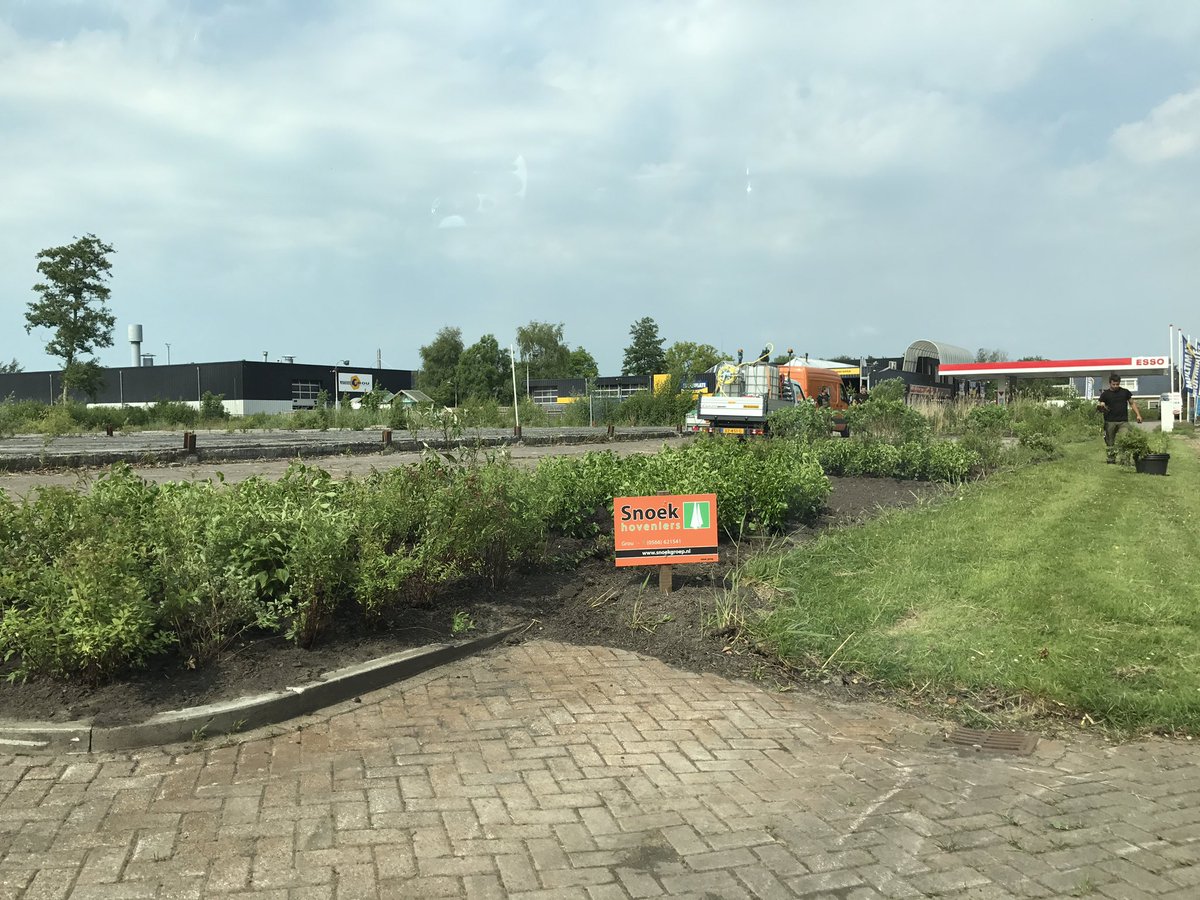 Alweer een mooie actie in uitvoering vanuit de Rode Loper. Opknappen aanzicht voormalig Tritonterrein #zonniggrou