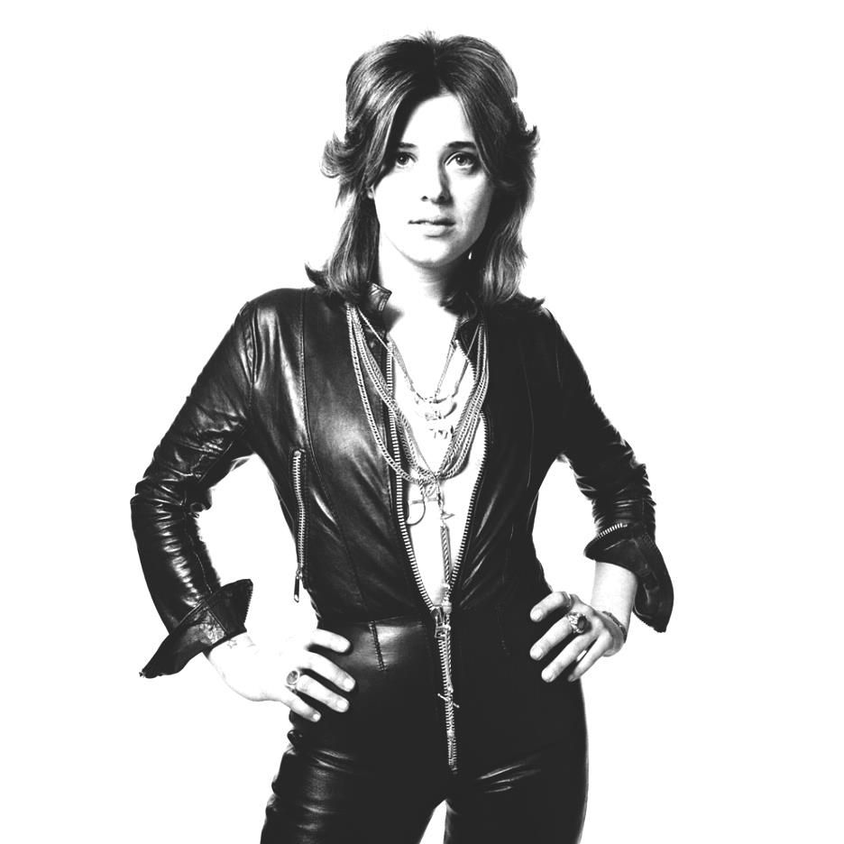 Happy birthday to Suzi Quatro. Photo by Gered Mankowitz, 1973. 