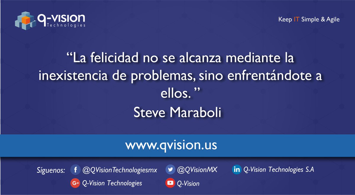 QVisionMX's tweet photo. Las oportunidades que anhelas vienen encerradas en los desafíos que se cruzan en tu camino. Conócenos [qvision.us] #Testing https://t.co/baaWki3QQE