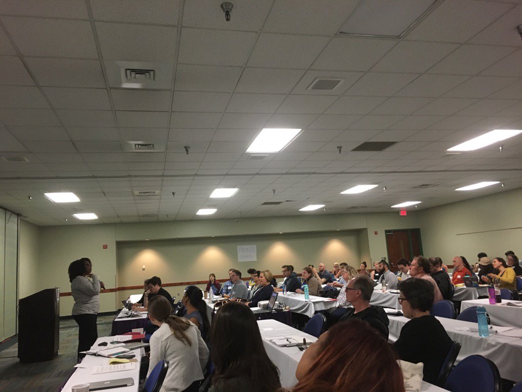 karaturrentine's tweet photo. Morning session #cwNC Loving these discussions about base building. Tactics, Strategy, Skills https://t.co/18pMJga5qr