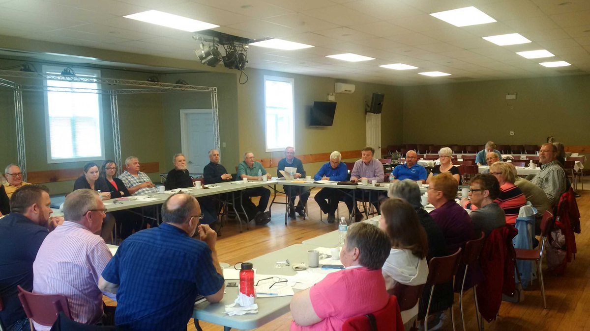 At a meeting of the Greater Humber Joint Councils in Norris Point this Morning.