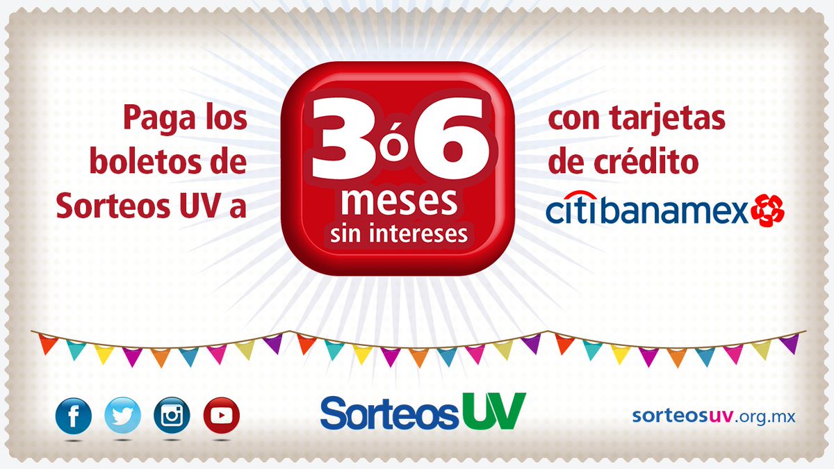 SorteosUV's tweet photo. Colaborador: Paga a msi con tarjetas de crédito citibanamex y recibe 8 folios para participar en los dos sorteos para Colaboradores https://t.co/14HYKagzNi