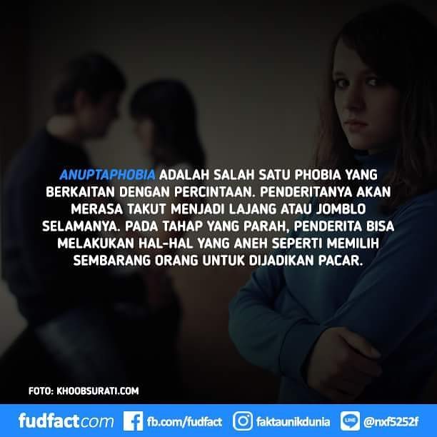FUDFact's tweet photo. Selain merasa gak nyaman, mereka juga ketakutan. 😢

#jomblo #single #relationship #faktaunik #faktaunikdunia #fudf… https://t.co/8I9tr3XivN https://t.co/MkDsj5BKak