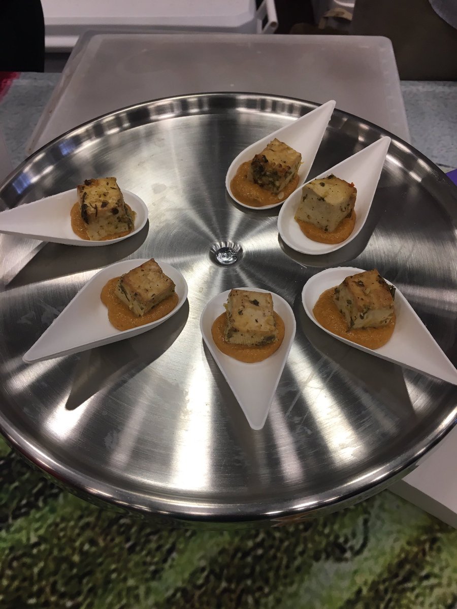 This Romesco is scrumptious! <a href="/Grateful_Plate/">Grateful Plate</a> did their thing! #verizon #bettermatters #bwpbootcamp <a href="/bewellphilly/">Be Well Philly</a>