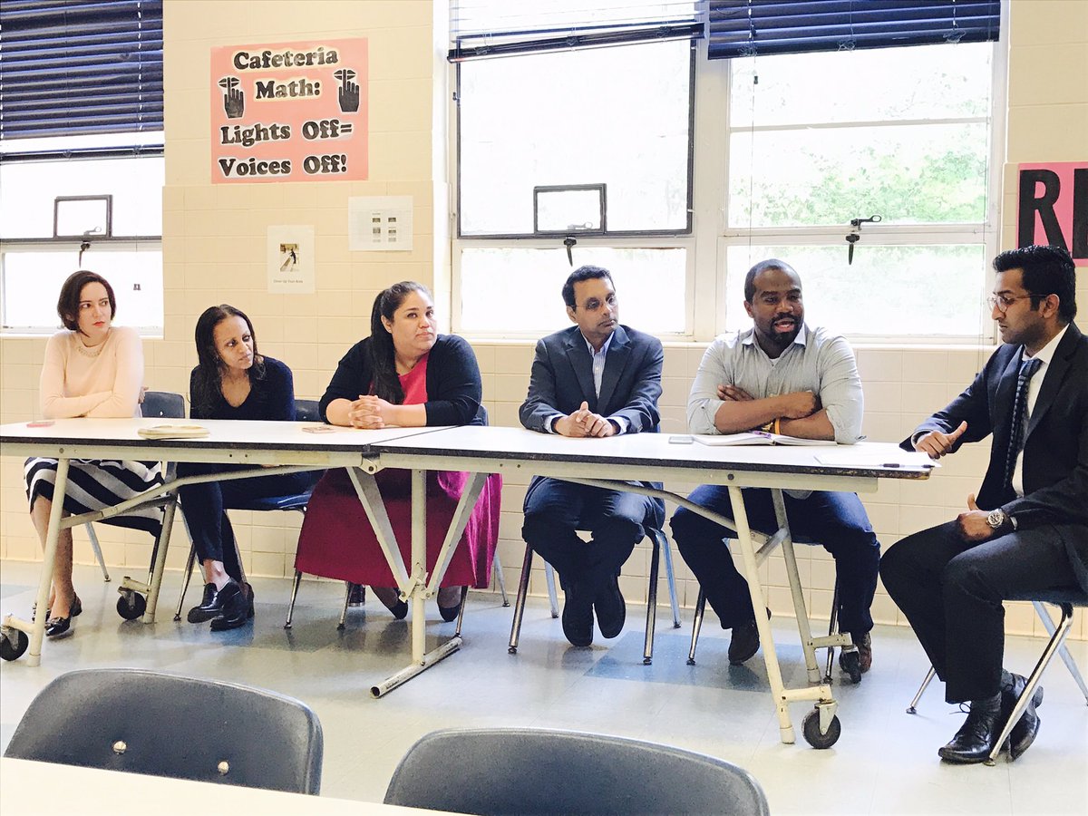 GMUdems's tweet photo. All star panel of VA immigration activists talk about how the concept of a melting pot has changed post-election at @vayd Immigration Summit https://t.co/zN4akFM2ra