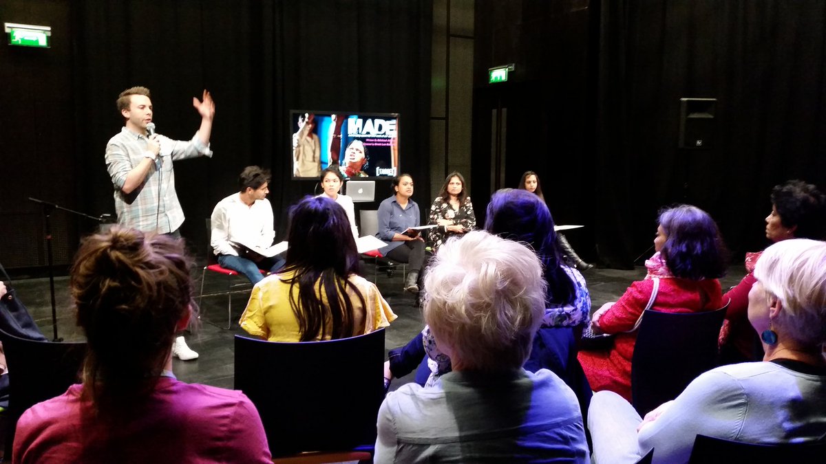 Our Associate Artist <a href="/TargetTheatreCo/">Target Theatre Co.</a> present a rehearsed reading of MADE, a new play about the lives of Bangladeshi factory workers