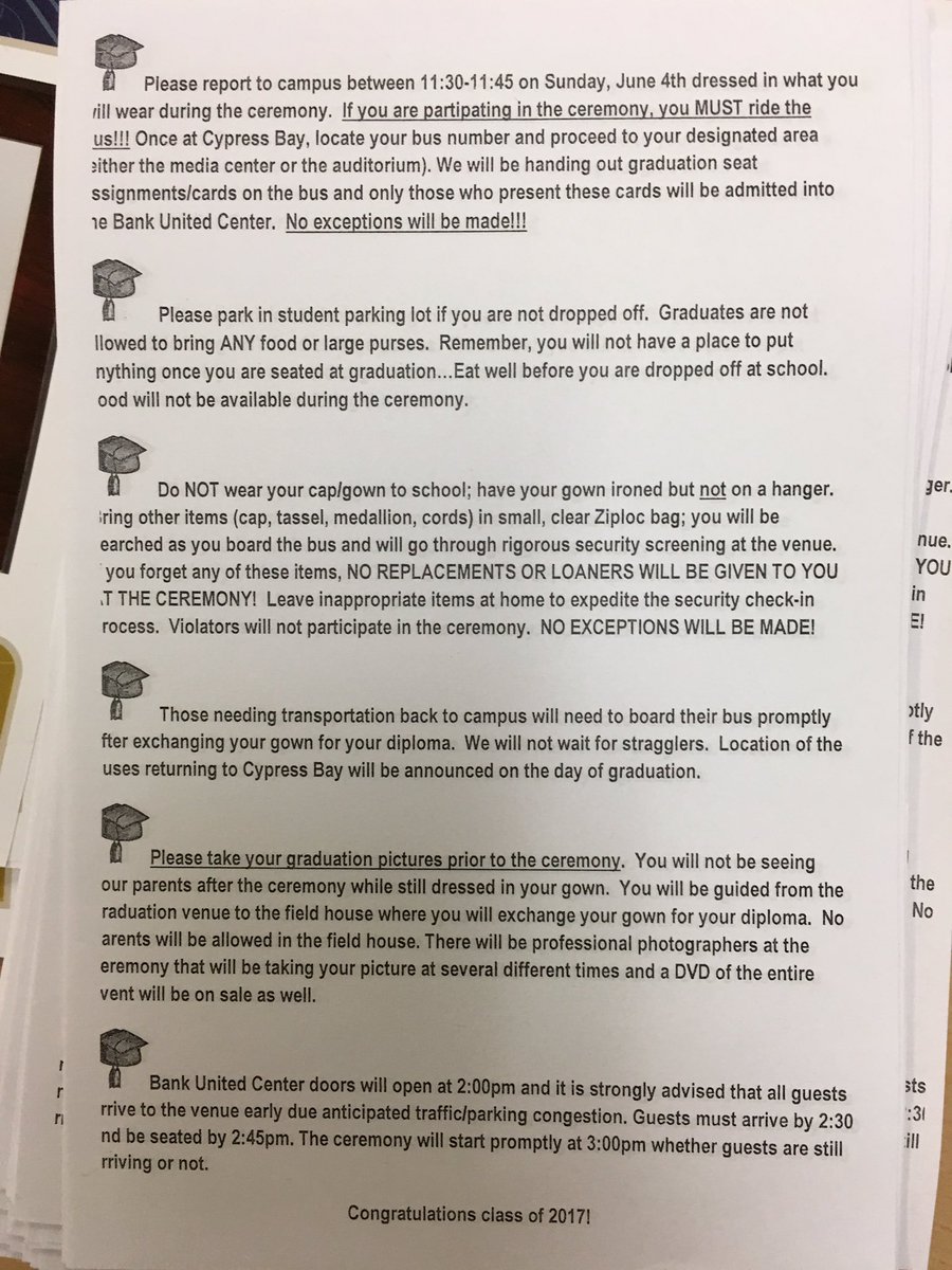 CBHS2017's tweet photo. Things for tomorrow! Read me!! https://t.co/LIqIHMyoEw