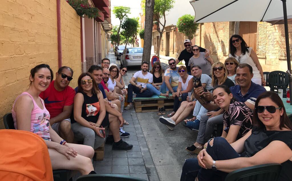 Ja estem al chill-out!
Mojitos i musiqueta!