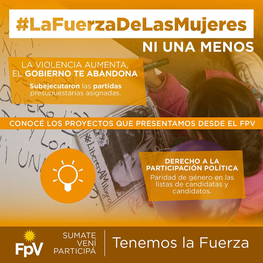 3seY3me's tweet photo. Desde el FpV con #LaFuerzaDeLasMujeres aportamos proyectos para prevenir la violencia machista y asistir a las víctimas #NiUnaMenos https://t.co/ib6SRPTDpS