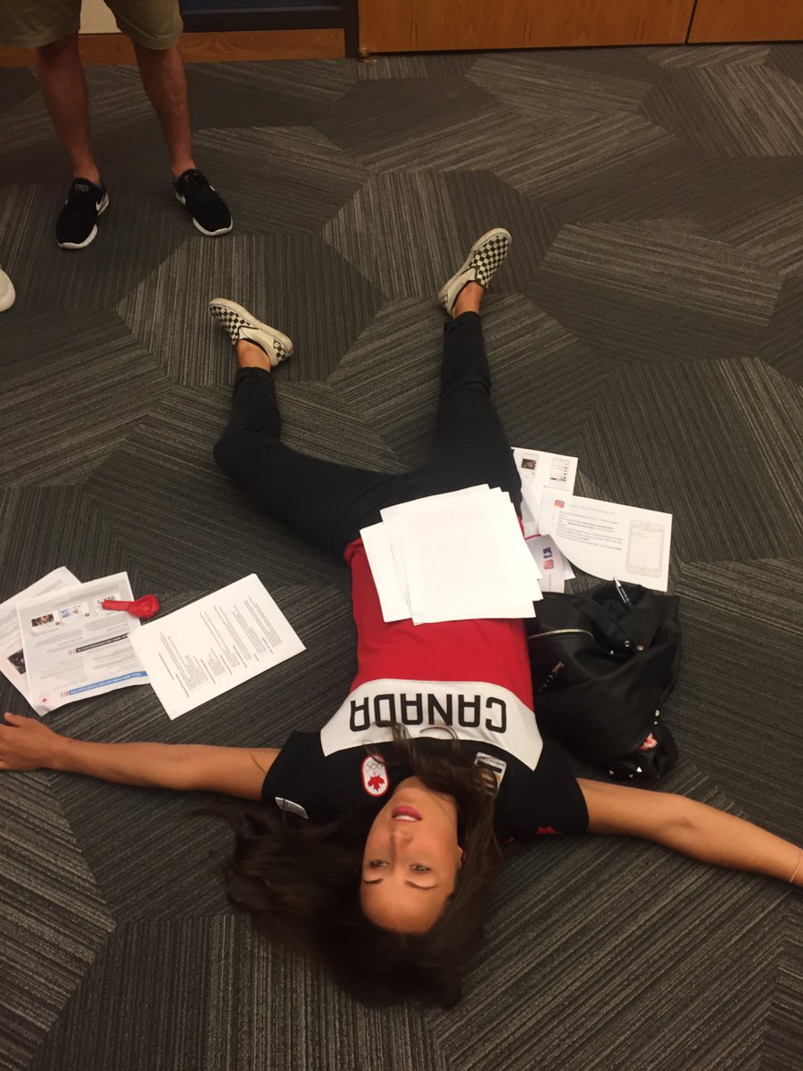 Carlebrenneman's tweet photo. Media day break @TeamCanada @xcanada https://t.co/hPPezvOHc2