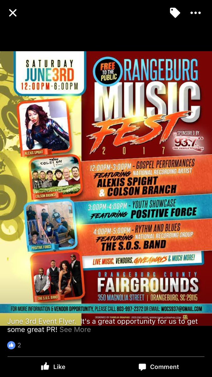 MissYorkCounty's tweet photo. Orangeburg Music Fest and Crowning today!!! 💜❤️💙 #MissYorkCounty2018 https://t.co/diAZ2JVJcf