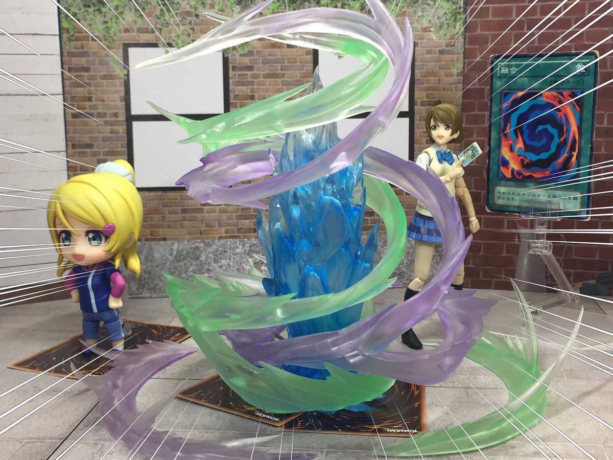 wankotkt's tweet image. 東條希と矢澤にこを融合召喚！！