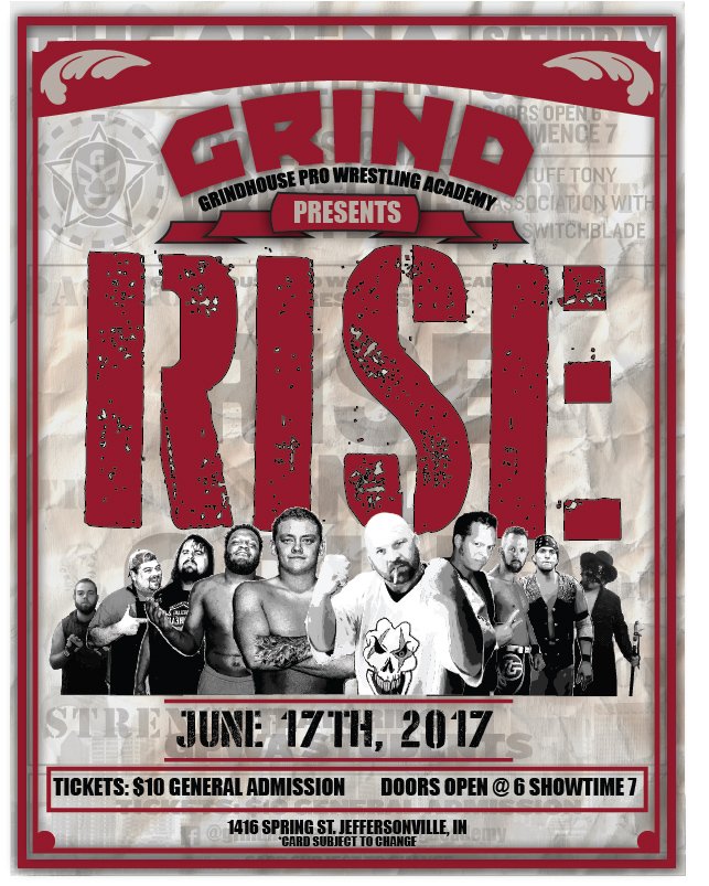 rudyswitchblade's tweet photo. June 17th + Jeffersonville Arena = Wrestling https://t.co/UHauRpmntL
