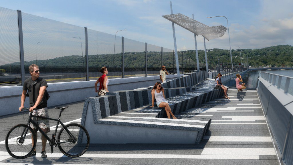 route9active's tweet photo. #Westchester: #bikes r coming! #Rockland's #Route9W has 5k #cyclists/Sunday. @NewNYBridge will bring them here. We need protected #BikeLanes https://t.co/TT5MSUYrAm