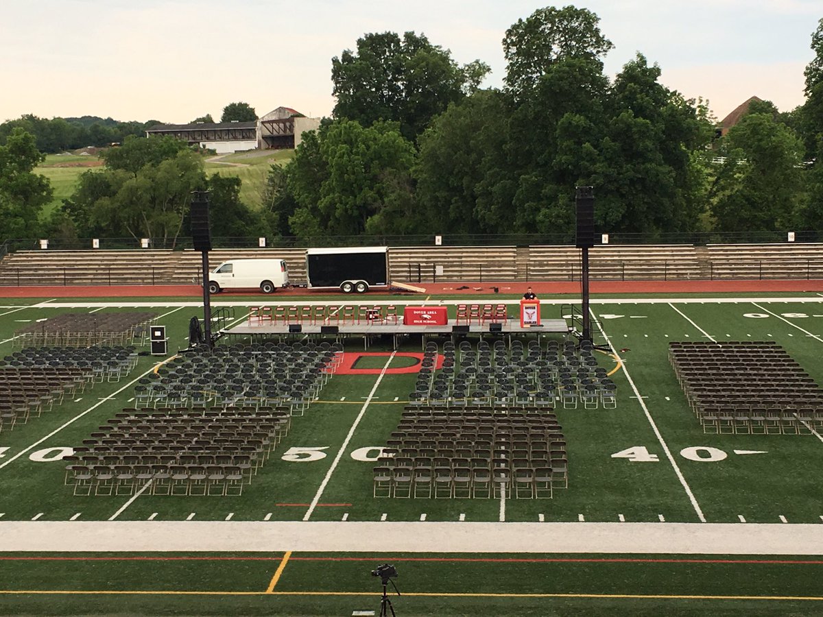 It's Graduation Day! Ready to celebrate the Class of 2017 in a few hours. #DoverProud