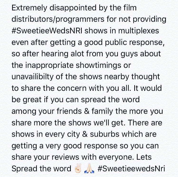 himanshkohli's tweet photo. A matter of concern i would like to share across all my admirers, keep loving & supporting #sweetieewedsnri #KeepLovingAndSupporting https://t.co/My0vrBYXZa