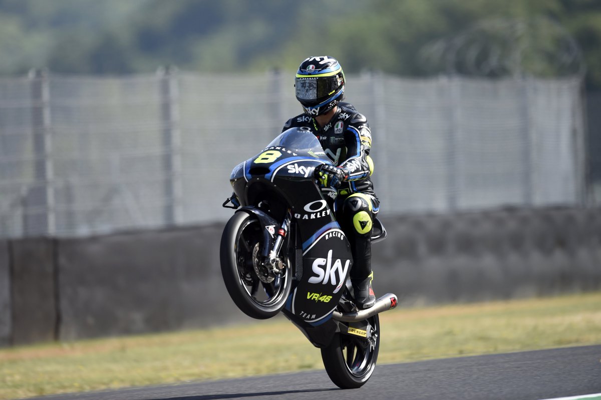 VRRidersAcademy's tweet photo. Qualifiche Moto3 #ItalianGP 
@nbulega P5
@_Nicco23 P12
@M16NO P13
@Marco12_B P24 https://t.co/Dd5s18RW7U