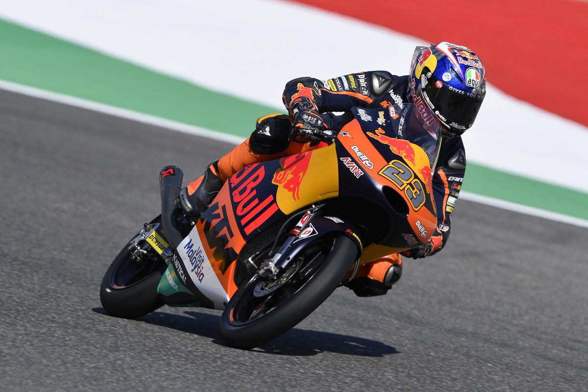 VRRidersAcademy's tweet photo. Qualifiche Moto3 #ItalianGP 
@nbulega P5
@_Nicco23 P12
@M16NO P13
@Marco12_B P24 https://t.co/Dd5s18RW7U