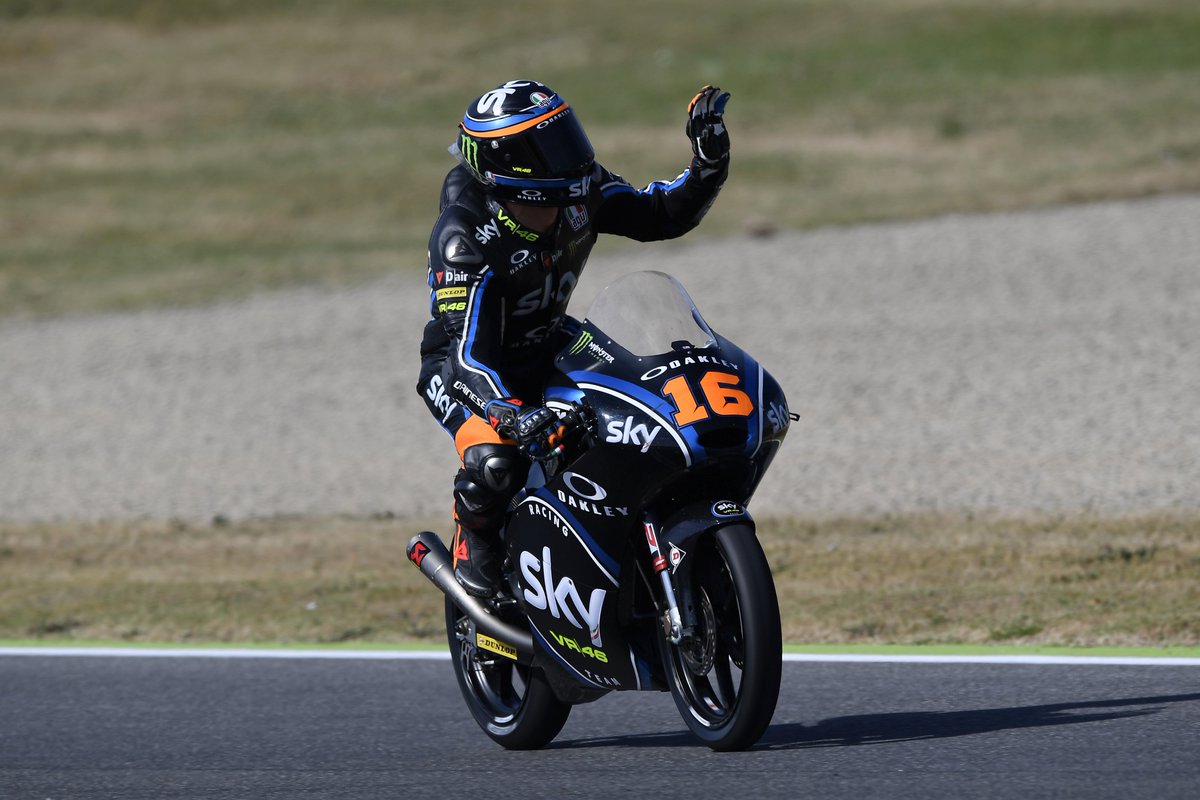 VRRidersAcademy's tweet photo. Qualifiche Moto3 #ItalianGP 
@nbulega P5
@_Nicco23 P12
@M16NO P13
@Marco12_B P24 https://t.co/Dd5s18RW7U