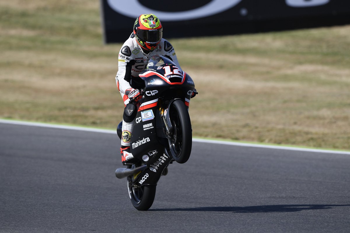 VRRidersAcademy's tweet photo. Qualifiche Moto3 #ItalianGP 
@nbulega P5
@_Nicco23 P12
@M16NO P13
@Marco12_B P24 https://t.co/Dd5s18RW7U