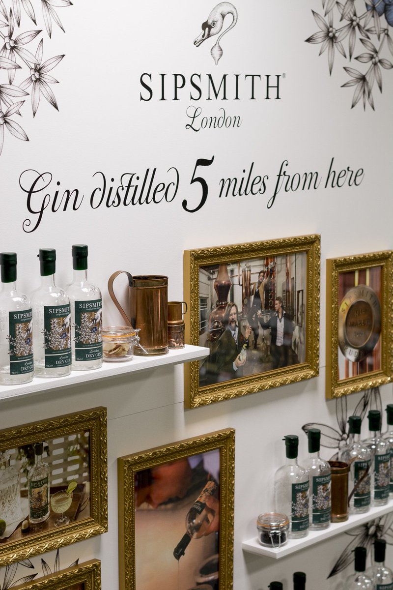 sipsmith's tweet image. Have you been into @waitrose at @johnlewisretail Oxford St? There's a free mini gin tipple in it for you...