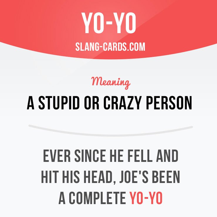 meaning of yoyo in english