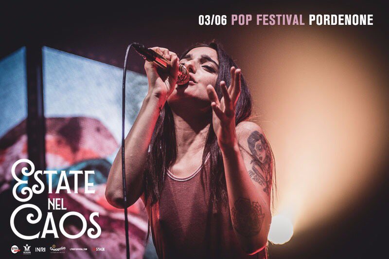 Il #nelcaostour riparte oggi dal #POPFestival Pordenone 🎟 >>bit.ly/PopFestivalNel… opening act <a href="/LandlordBand/">Landlord</a> e #Crista 📸 GiuseppeMaffia