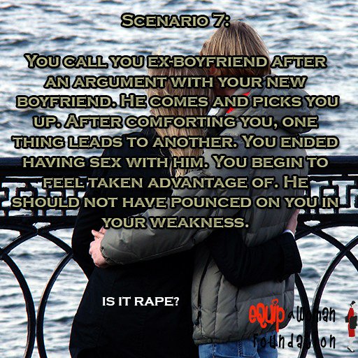 EquipAWoman's tweet photo. is it rape scenario 7 https://t.co/2mxDAr72sH

#ISITRAPE #RAPE #SEX https://t.co/2O0ox3POzo