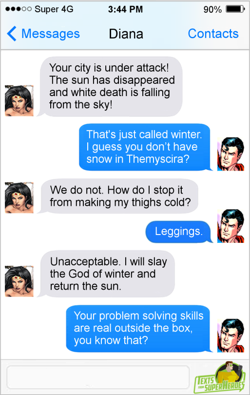 "He never thinks outside the box.."