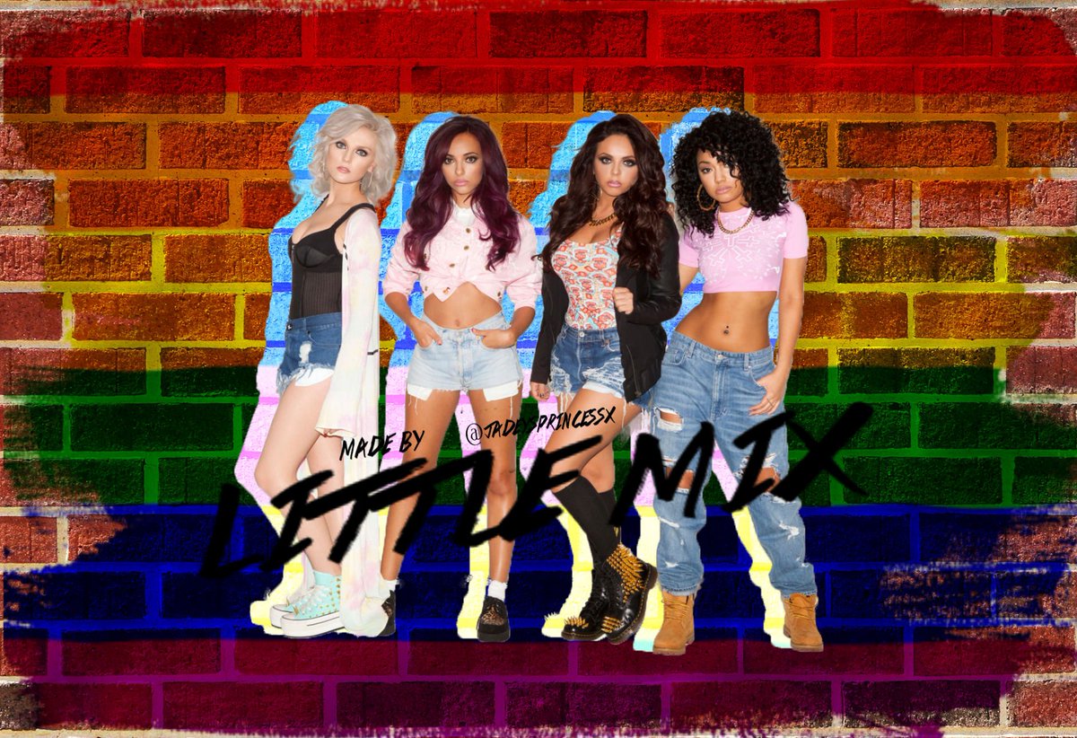 JadeysPrincessx's tweet photo. Made my own @LittleMix #LGBT inspired edit <3 https://t.co/cCw7uPmEge