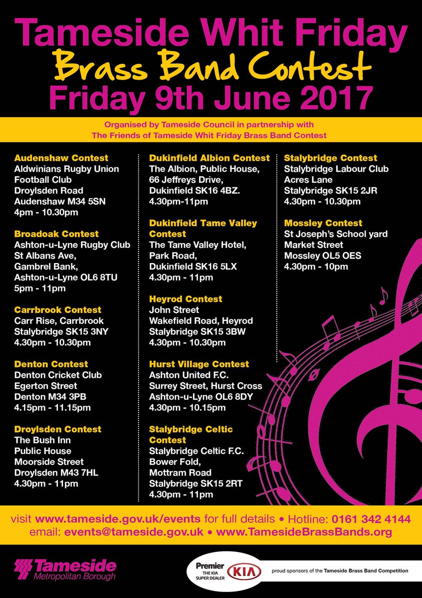 Less than a week to go until #whitfriday Please support all our local contests especially <a href="/Heyrodhall/">Heyrod Village Hall</a>