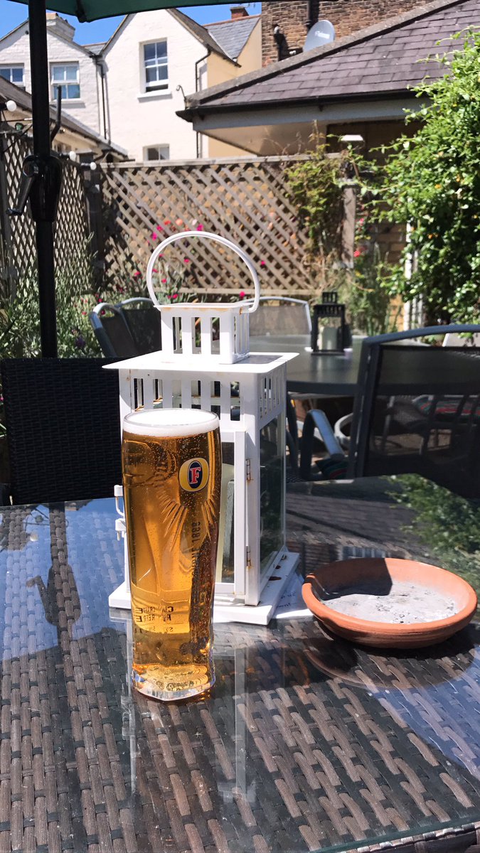 Andy_J_Mayar's tweet photo. Great way to spend a afternoon, barbers, then a cheeky pint whilst I wait to be picked up for the BBQ! #sun #winning #havingapint https://t.co/QYwyRf1et5