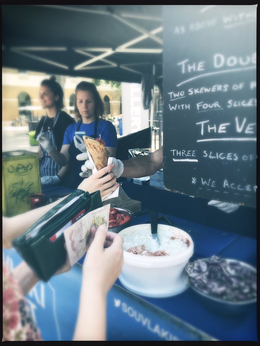 partridgesfoods's tweet photo. #Greek #streetfood @souvlakistreet are with us today! This means #souvlaki 😋people! #GreekWrap https://t.co/lEPg2UTSTe
