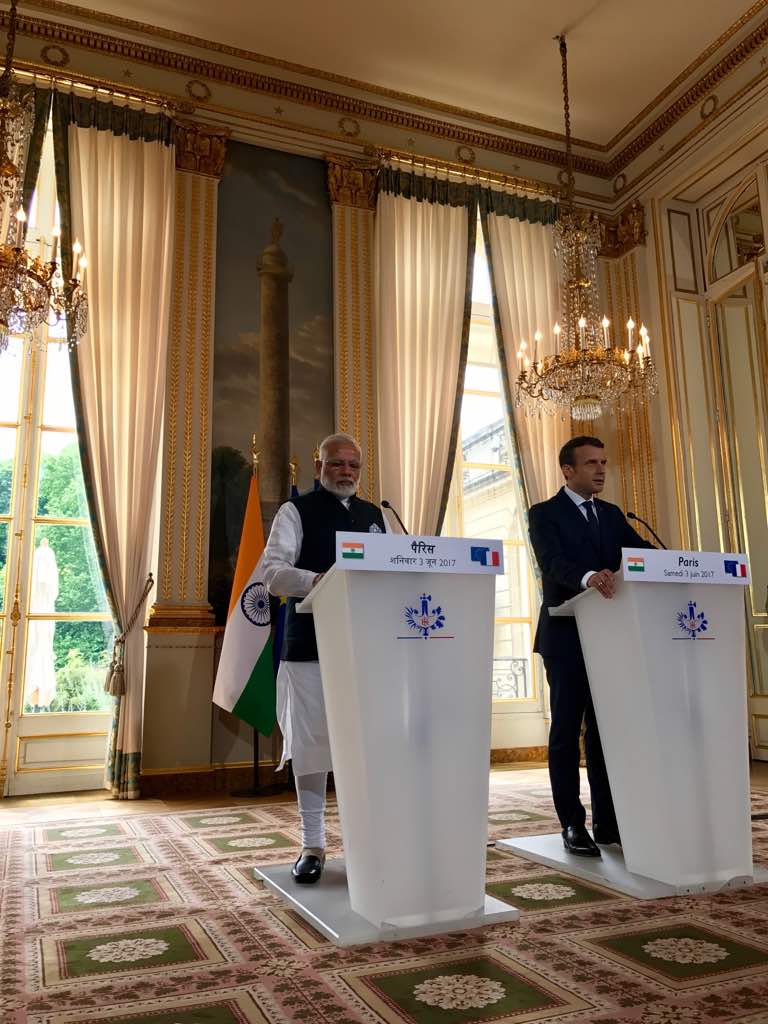 Modi- Macron Meeting | Counter Terrorism | Paris Climate Agreement