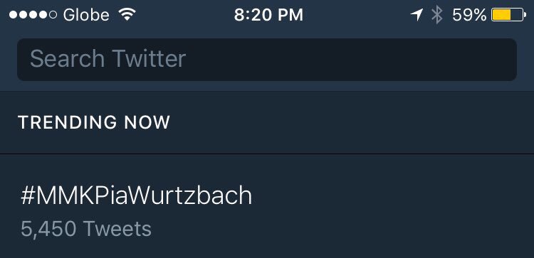 SolidForLizaS's tweet photo. How was the 1st gap? We are now trending number 1 nationwide and worldwide. 🙌
Liza as Pia
#MMKPiaWurtzbach https://t.co/nAWN6v6VxK