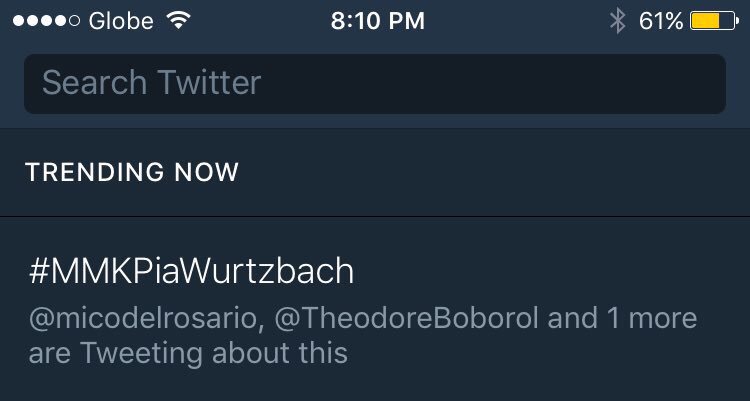 SolidForLizaS's tweet photo. How was the 1st gap? We are now trending number 1 nationwide and worldwide. 🙌
Liza as Pia
#MMKPiaWurtzbach https://t.co/nAWN6v6VxK