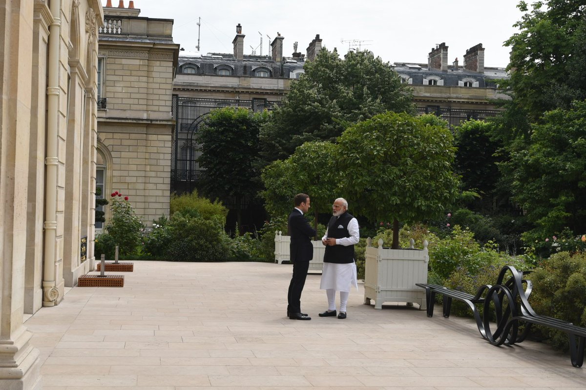Modi- Macron Meeting | Counter Terrorism | Paris Climate Agreement